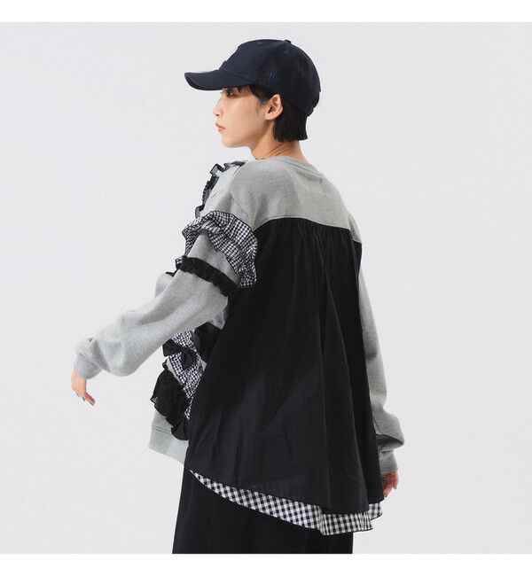 BEAMSBOY「【別注】TORI-TO / リボン スウェット シャツ」|スウェット・ジャージ|GREY