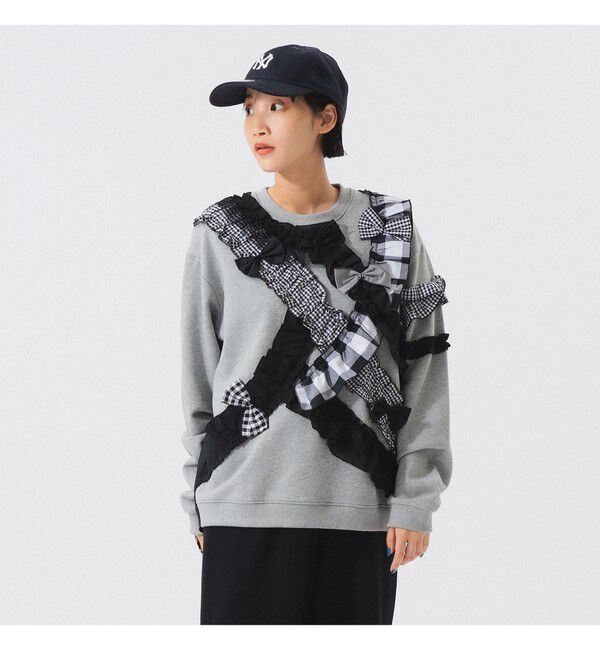 BEAMSBOY「【別注】TORI-TO / リボン スウェット シャツ」|スウェット・ジャージ|