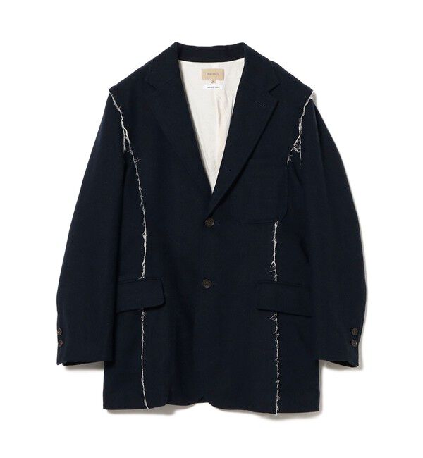 BEAMSBOY「リサイクルウール カットオフ ジャケット」|テーラードジャケット|