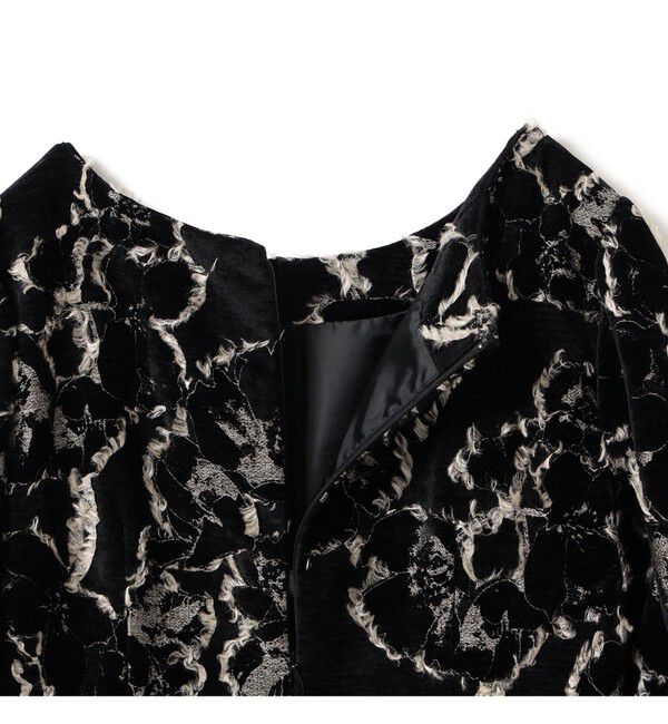 Ray BEAMS 「RBS / ジャカード ベルベット ワンピース」|ワンピース|