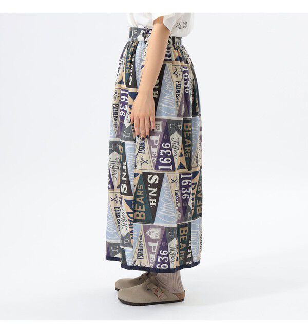 BEAMSBOY「ペナント プリント スカート」|スカート|