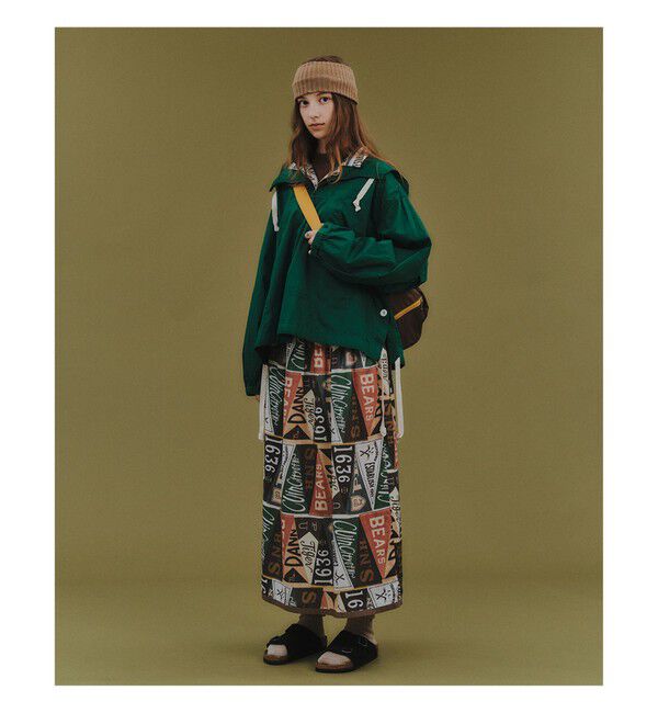 BEAMSBOY「ペナント プリント スカート」|スカート|MULTI