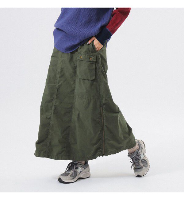 BEAMSBOY「コットン タイプライター ミリタリー スカート」|スカート|