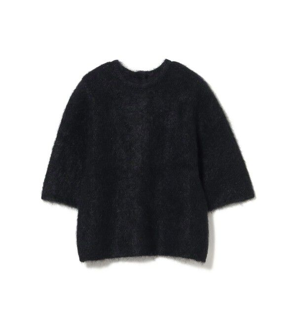 Demi-Luxe BEAMS 「モヘヤ ハーフスリーブ 2WAY プルオーバー」|ニット・セーター|