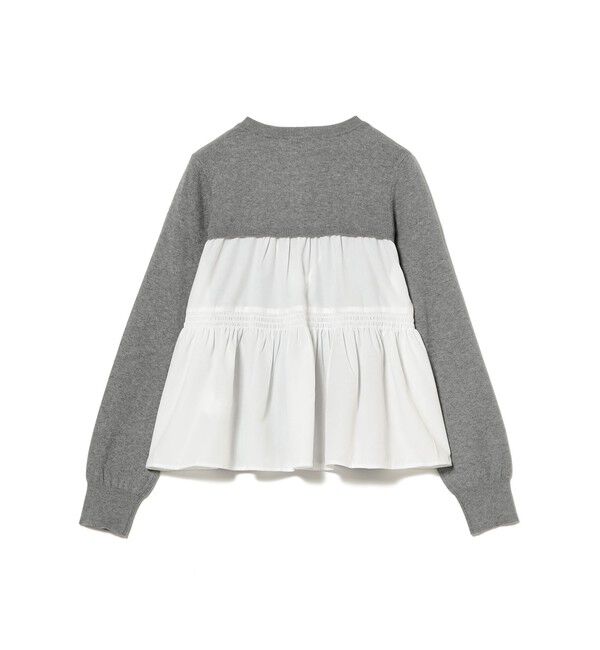 Ray BEAMS 「異素材 キリカエ カーディガン」|カーディガン|