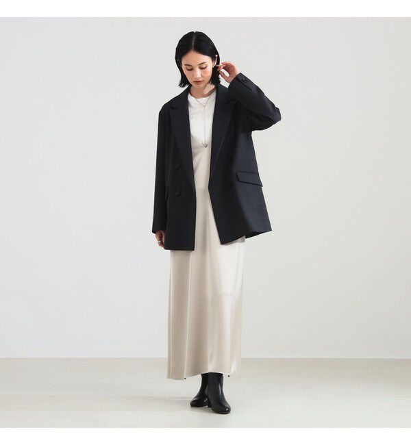 Demi-Luxe BEAMS 「ダブルクロス ロング ジャケット」|ダッフルコート|