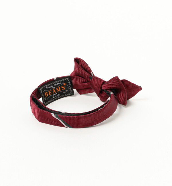 BEAMS PLUS「BEAMS PLUS / Silk Bow Tie Wide Regimental」|ネクタイ・蝶ネクタイ|