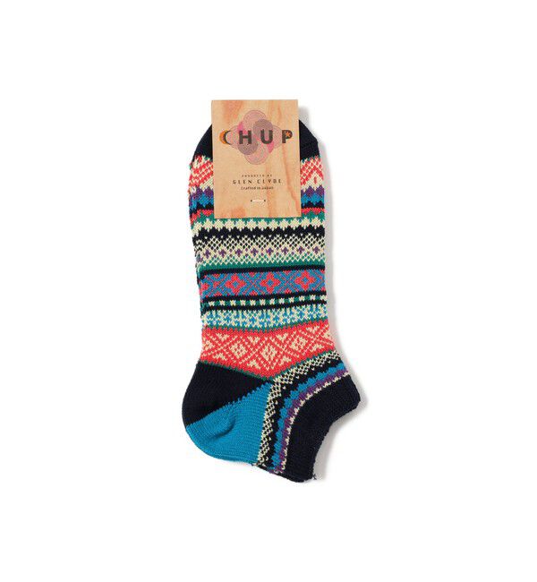 BEAMS「CHUP / BLOMSTERFELT」|ソックス|INK_BLUE