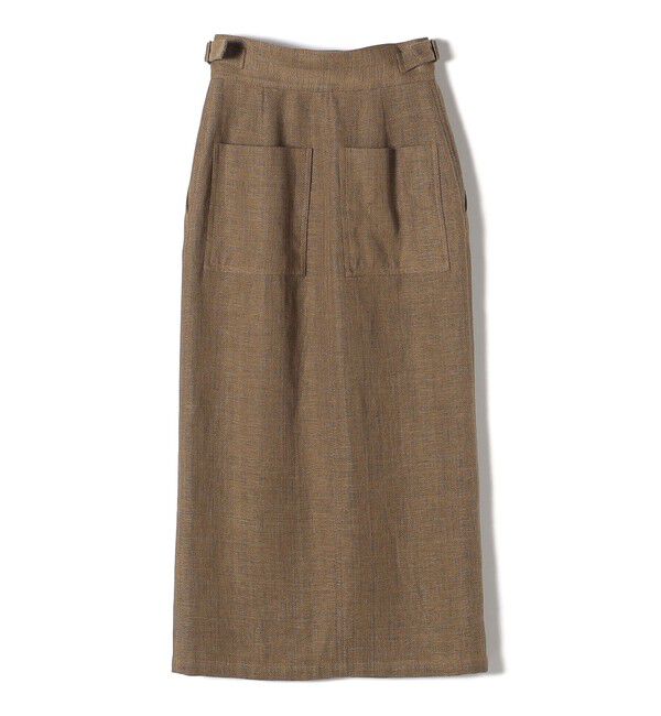 SHIPS for women「MANTECO 麻混 タイト ロング スカート◇」|スカート|