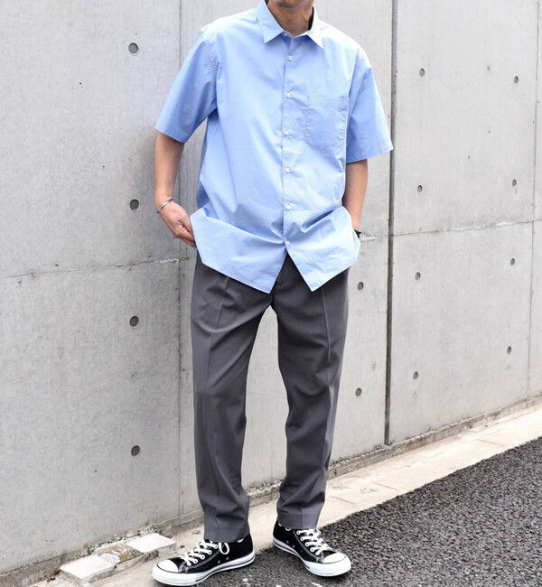 SHIPS any「SHIPS any: ブルーパレット ソリッド / ストライプ リラックス レギュラーカラー シャツ◇」|シャツ・ブラウス|