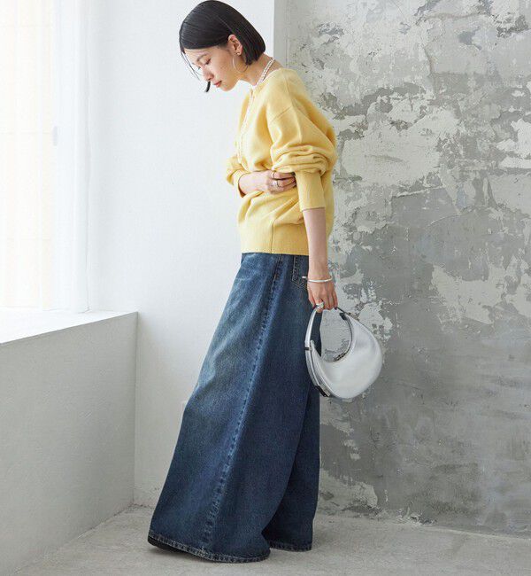 SHIPS for women「〈手洗い可能〉7G ウール カシミヤ ヘンリーネック 2WAY プルオーバー」|ニット・セーター|