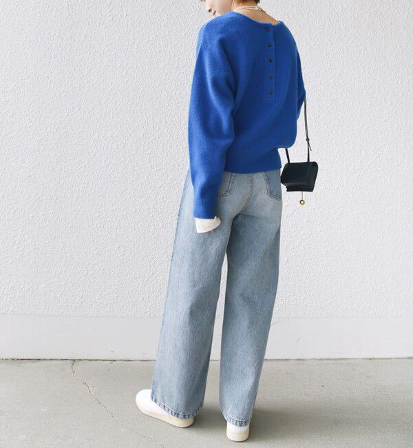 SHIPS for women「〈手洗い可能〉7G ウール カシミヤ ヘンリーネック 2WAY プルオーバー」|ニット・セーター|