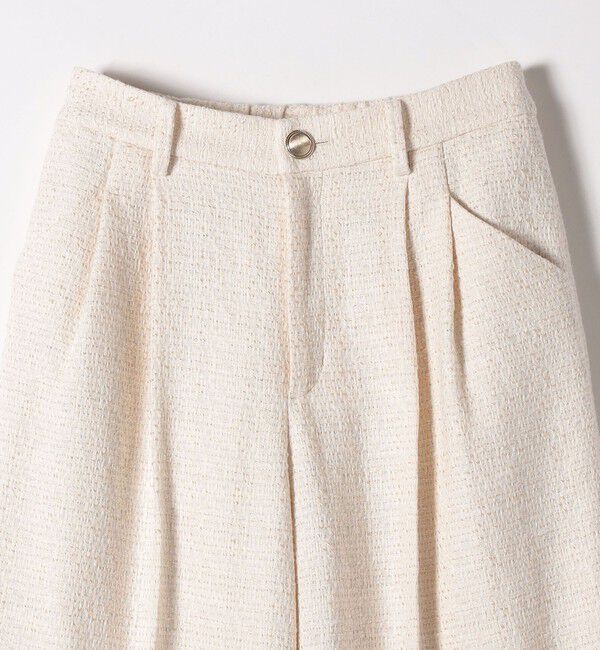 SHIPS any「SHIPS any: ツイード タック セミワイド パンツ［NAVY BLUE］」|その他|