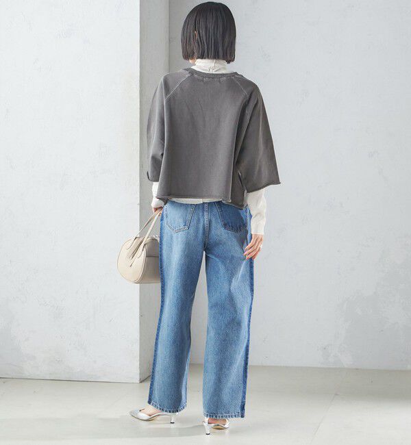 SHIPS for women「【SHIPS別注】〈洗濯機可能〉J.J MERCER:別注 7分袖 プリント スウェット」|スウェット・ジャージ|