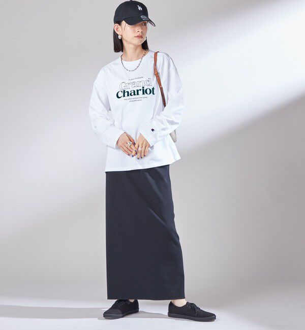 SHIPS for women「【SHIPS別注】Champion: プリント ロングスリーブ TEE」|Tシャツ・カットソー|