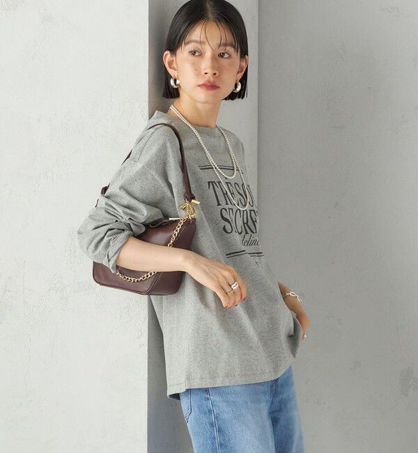 SHIPS for women「【SHIPS別注】Champion: プリント ロングスリーブ TEE」|Tシャツ・カットソー|