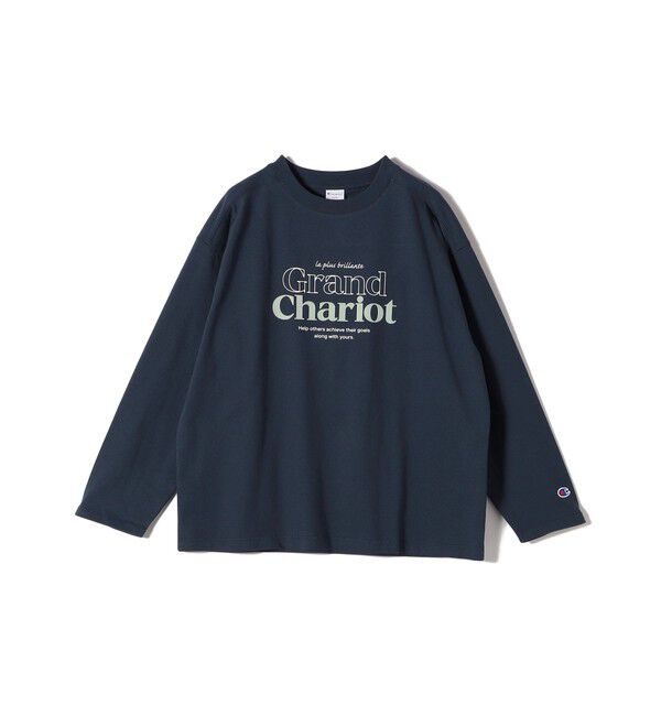 SHIPS for women「【SHIPS別注】Champion: プリント ロングスリーブ TEE」|Tシャツ・カットソー|