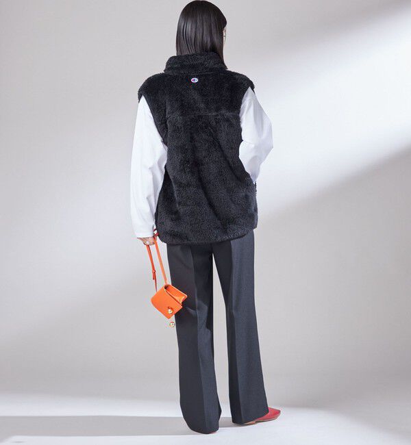 SHIPS for women「【一部WEB限定 / SHIPS別注】Champion:〈洗濯機可能〉フリース ベスト」|ベスト・ジレ|