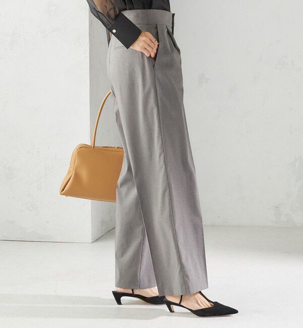 SHIPS for women「〈洗濯機可能〉マルチ ファンクション ワイド スラックス」|その他|