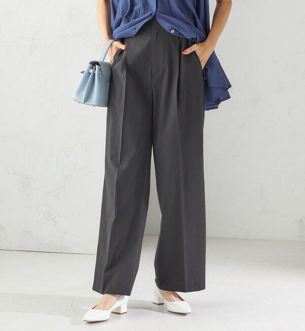 SHIPS for women「〈洗濯機可能〉マルチ ファンクション ワイド スラックス」|その他|