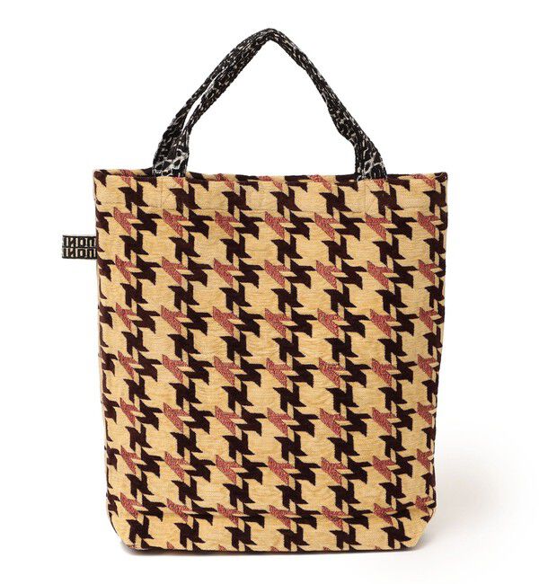 SHIPS any「【SHIPS any別注】BINDU: ジャカード 千鳥 トート バッグ」|トートバッグ|