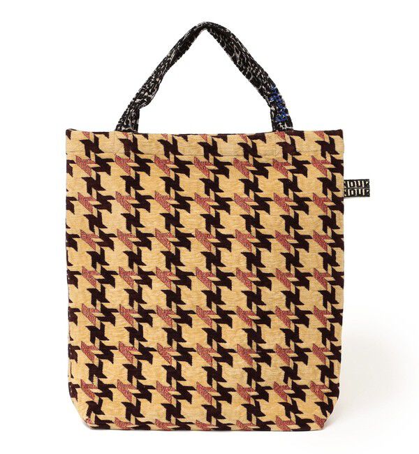 SHIPS any「【SHIPS any別注】BINDU: ジャカード 千鳥 トート バッグ」|トートバッグ|