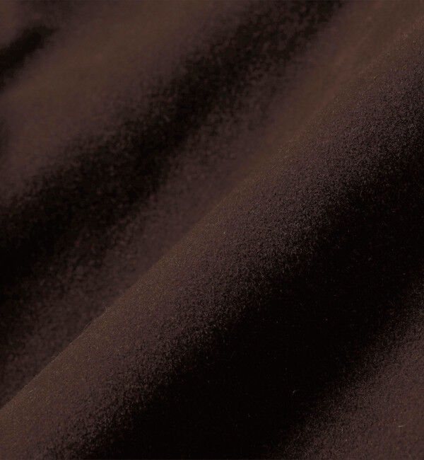 quaranciel「quaranciel〈洗濯機可能〉ポリエステル スエード スタンドカラー ジップ ショート ブルゾン」|ブルゾン・スタジャン|