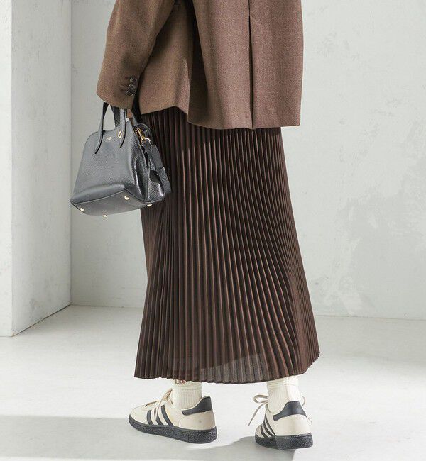 SHIPS for women「プリーツ ミディ ウエスト ゴム スカート」|スカート|
