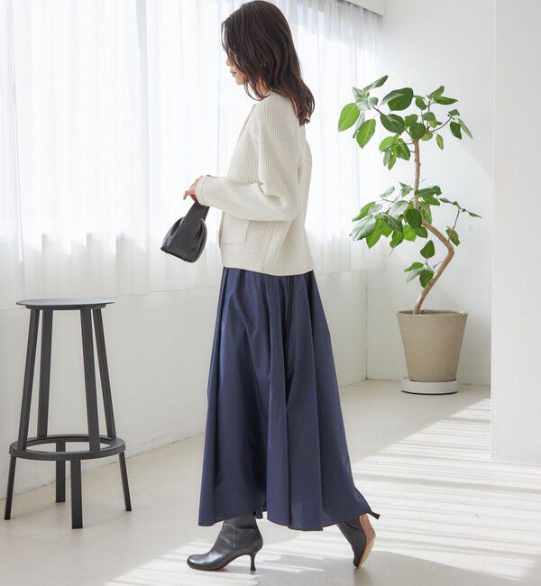 SHIPS for women「〈手洗い可能〉モール リブ クルーネック カーディガン」|カーディガン|