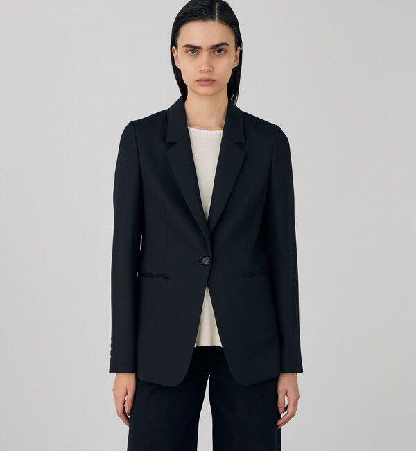 DES PRES「ポリエステルウールバラシャ ノッチドラペルジャケット」|テーラードジャケット|