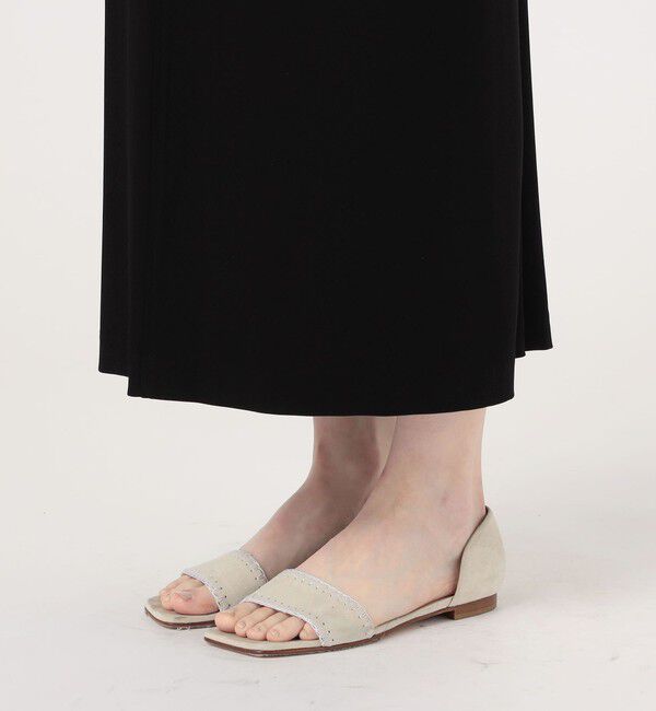 MACPHEE「トリアセテートポリエステルサテン ダブルストラップキャミソールワンピース」|ワンピース|