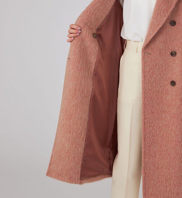Ballsey「ウールアルパカシャギー ダブルブレストコート」|その他|
