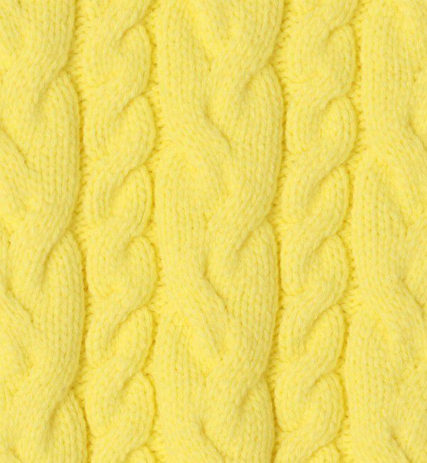 MACPHEE「ハイブリットコットンケーブル ポロプルオーバー」|ニット・セーター|