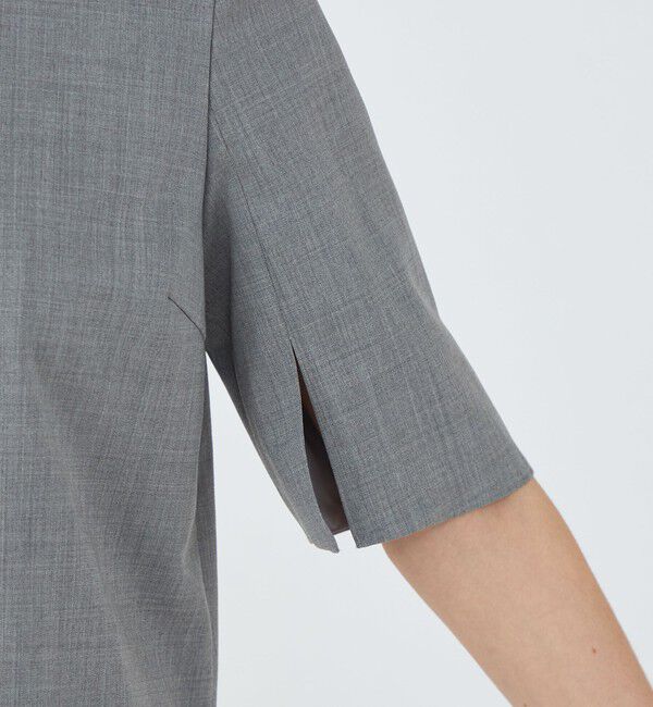 TOMORROWLAND collection「ファインウーステッドウール スリットスリーブブラウス」|シャツ・ブラウス|