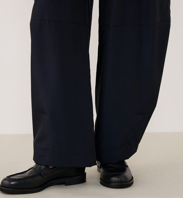 GALERIE VIE「ナイロンシルクタフタ タックカーゴパンツ」|カーゴ|