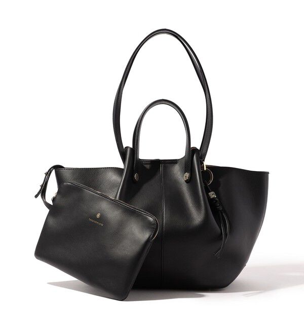 TOMORROWLAND GOODS「Atelier TOMORROWLAND SHELL バッグ」|ハンドバッグ|19 ブラック