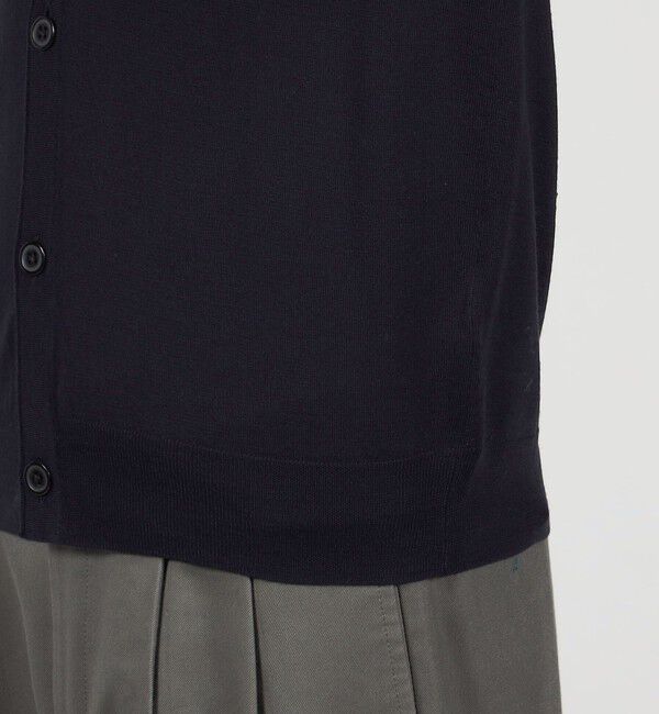 TOMORROWLAND MENS「TOMORROWLAND tricot スーパーファインメリノウール Vネックカーディガン S-WOOL」|カーディガン|