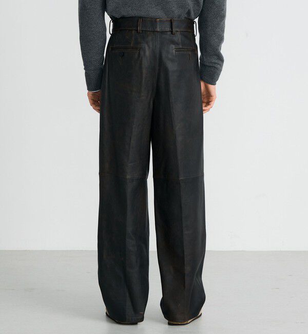 Edition「クラッシュレザー スラックス」|スラックス|