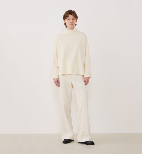 GALERIE VIE「ウールミルドスムース ビルドネックプルオーバー」|Tシャツ・カットソー|