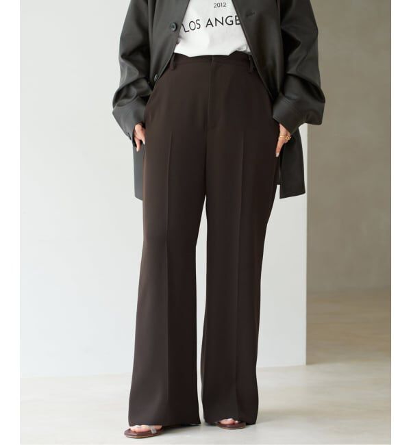 Plage「《追加》washable straight パンツ 3」|スラックス|