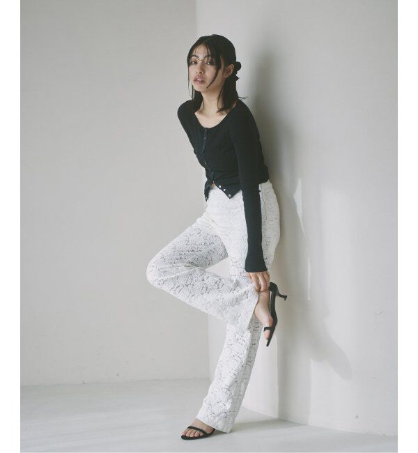 U by SPICK&SPAN「《追加2》シフォンテレコカットトップス」|Tシャツ・カットソー|