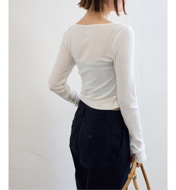 U by SPICK&SPAN「《追加2》シフォンテレコカットトップス」|Tシャツ・カットソー|