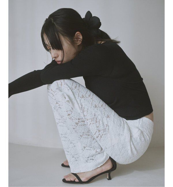 U by SPICK&SPAN「《追加2》シフォンテレコカットトップス」|Tシャツ・カットソー|