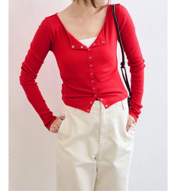 U by SPICK&SPAN「《追加2》シフォンテレコカットトップス」|Tシャツ・カットソー|