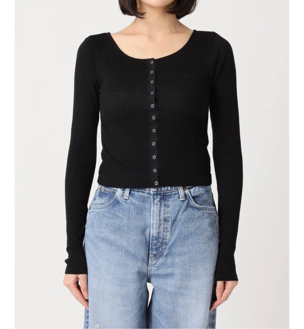 U by SPICK&SPAN「《追加2》シフォンテレコカットトップス」|Tシャツ・カットソー|