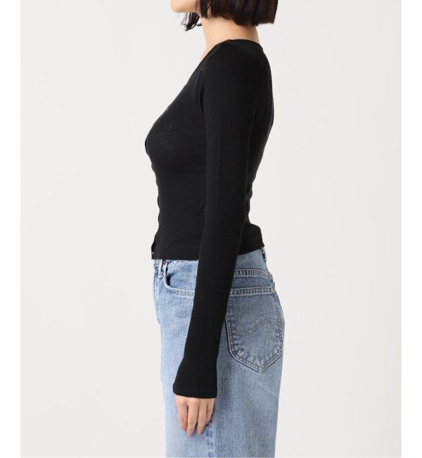 U by SPICK&SPAN「《追加2》シフォンテレコカットトップス」|Tシャツ・カットソー|