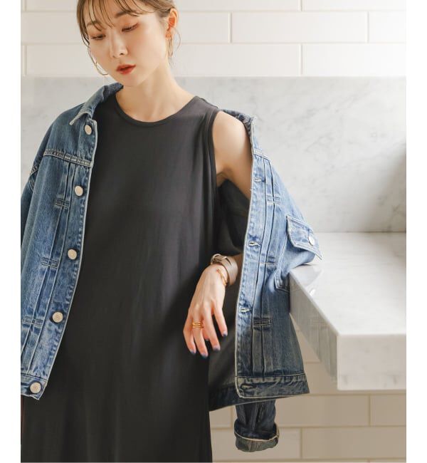 NOBLE「《NOBLE別注》GREYCHORD/グレーコード ノースリーブワンピース」|ワンピース|