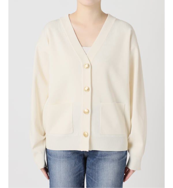 Spick and Span「《一部店舗+WEB限定》ウォッシャブルVネックカーディガン」|カーディガン|