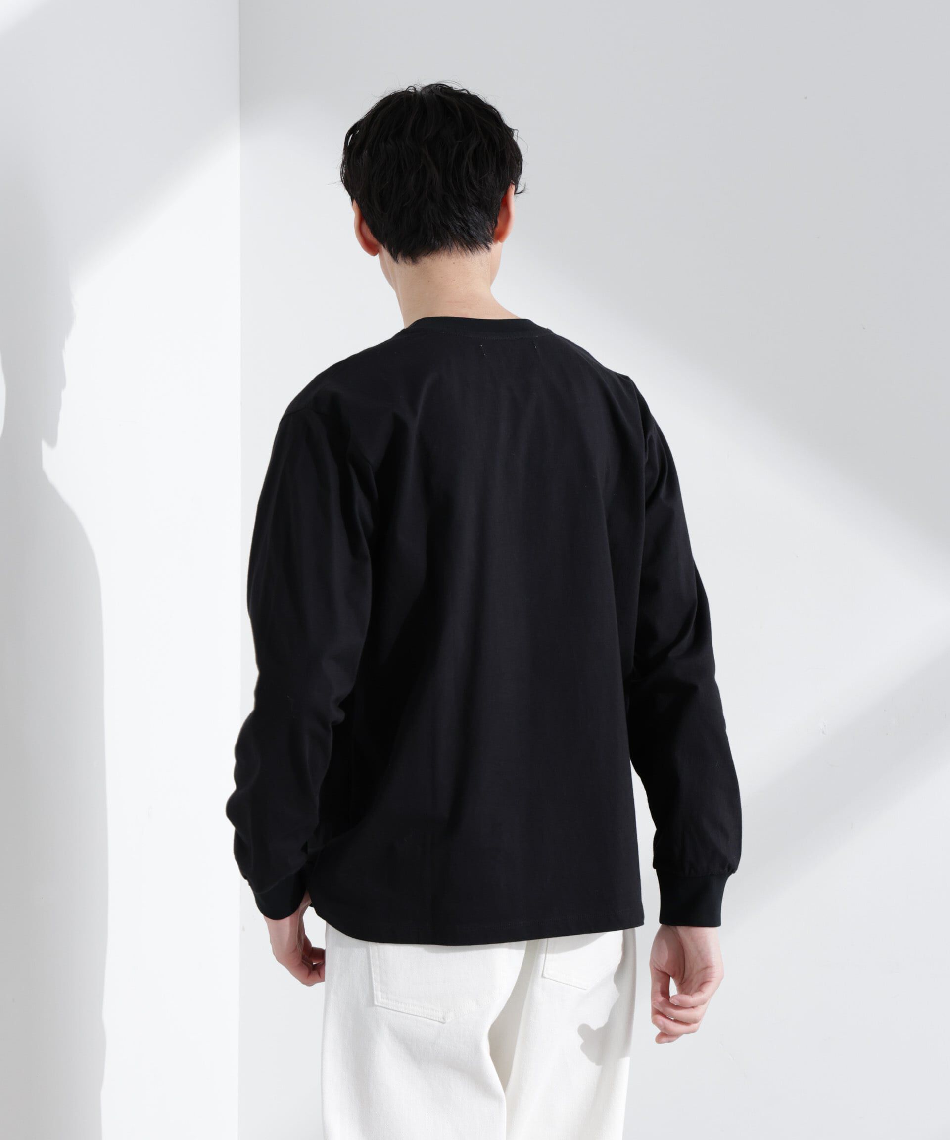 nano･universe「「NJ/CLUB」 ベーシックポケットロングスリーブTシャツ」|Tシャツ・カットソー|