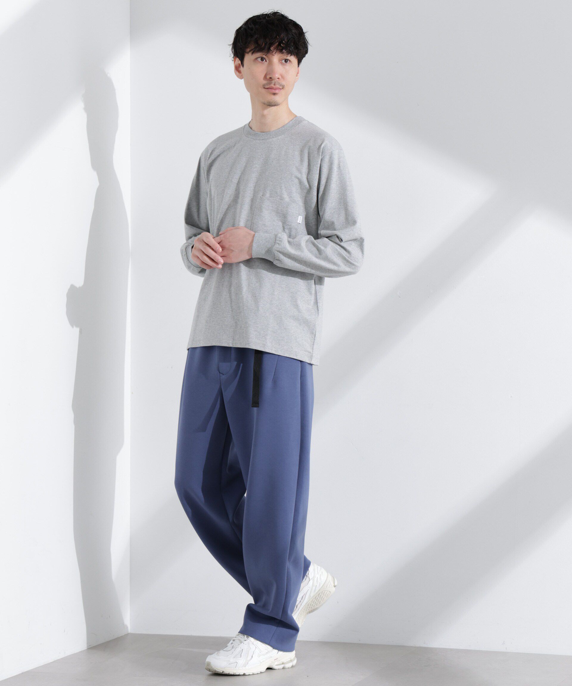 nano･universe「「NJ/CLUB」 ベーシックポケットロングスリーブTシャツ」|Tシャツ・カットソー|